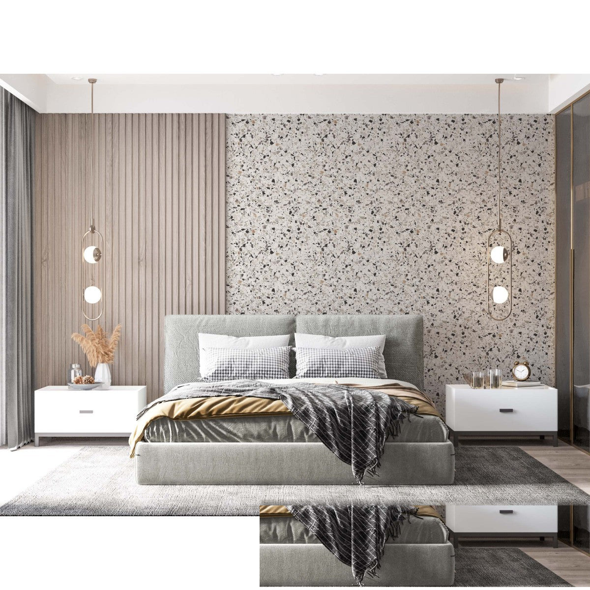 BODAQ Interior Film - Interieurfolie PM012 Terrazzo Obsidian - Afbeelding 2